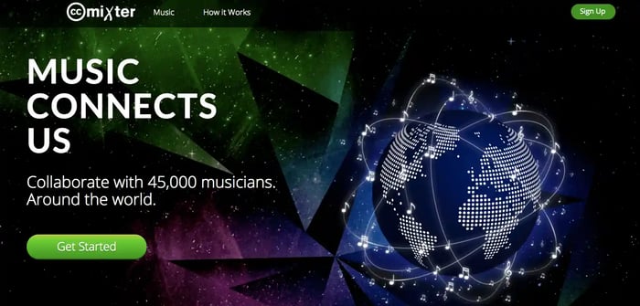 ccMixter: music connects us