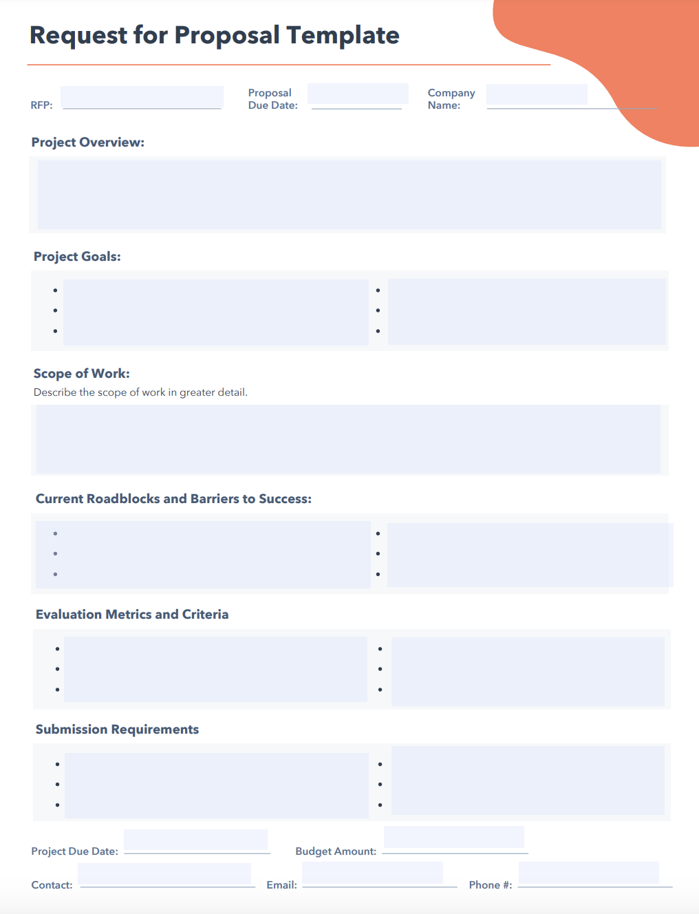 How To Write A Request For Proposal (RFP) With Template & Sample