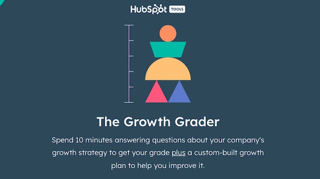 How to run a business example: Growth grader tool