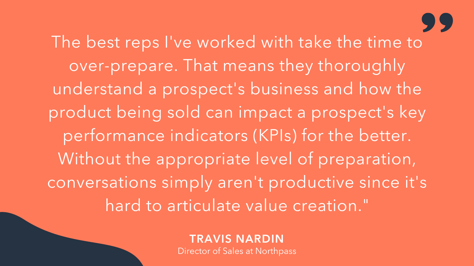 sales excellence according to travis nardin