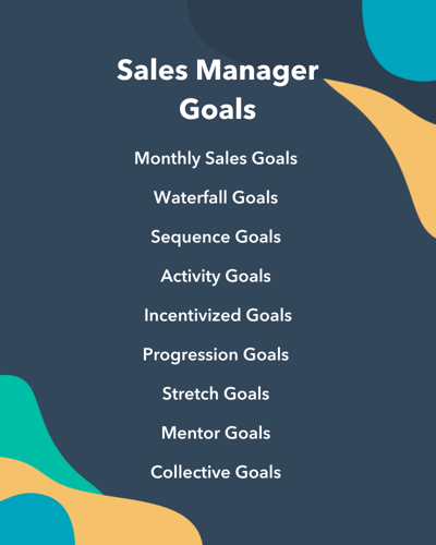 Sales manager goals
