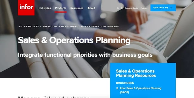 Infor Sales and Operations Planning