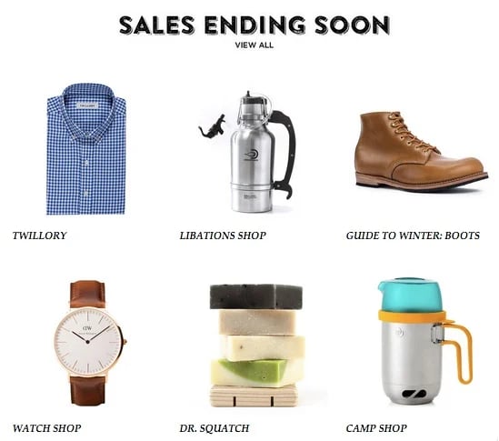 sales ending soon