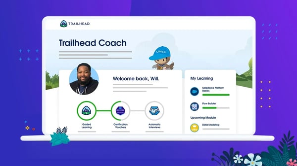 Saas gamification example, Salesforce Trailhead