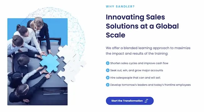 Sales training programs, Sandler Solutions