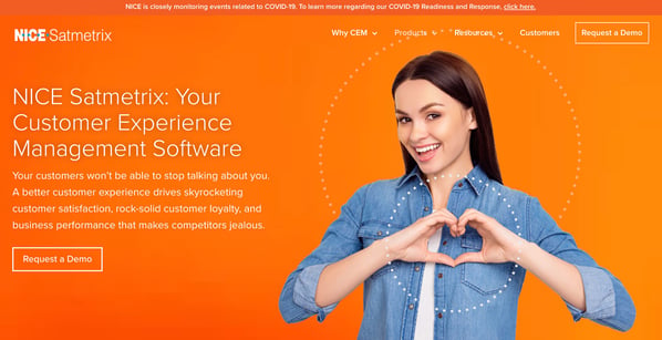 satmetrix customer management experience tool