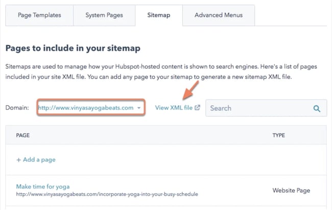 seo checklist for website redesign, HubSpot platform automatically updates your sitemap so you don’t have worry about this step of your website redesign SEO strategy