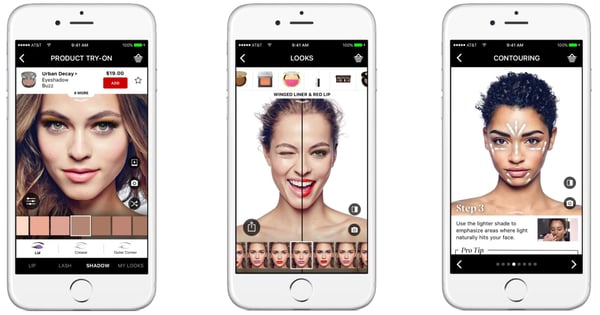 augmented reality: Sephora's Virtual Artist