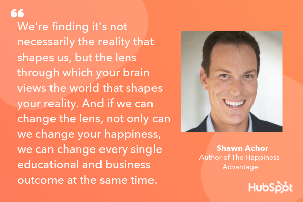 shawn achor- author of the happiness advantage
