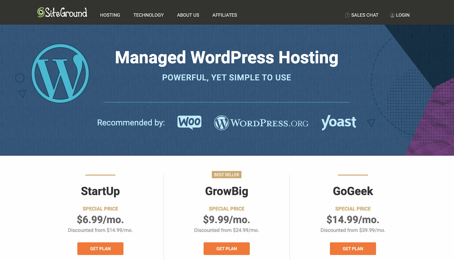 sign up for hosting plan with siteground or other provider when converting Wix to wordPress