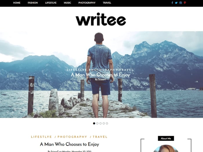 writee-simple-wordpress-theme