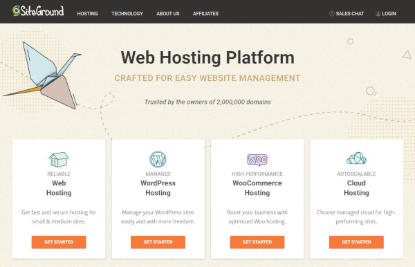 siteground shared hosting for wordpress