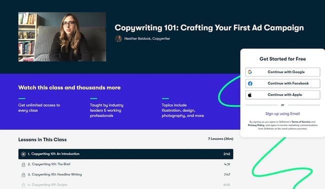 Image of the “Crafting your first ad campaign” course