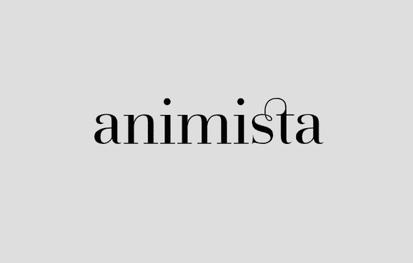 animista logo sliding from bottom of page using CSS slide-in animation