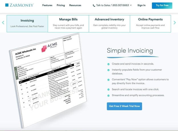 Small Business Accounting Software ZarMoney