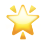 Snapchat gold star emoji to indicate replayed snap