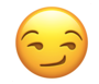 Snapchat smirking face emoji to indicate non-mutual best friend