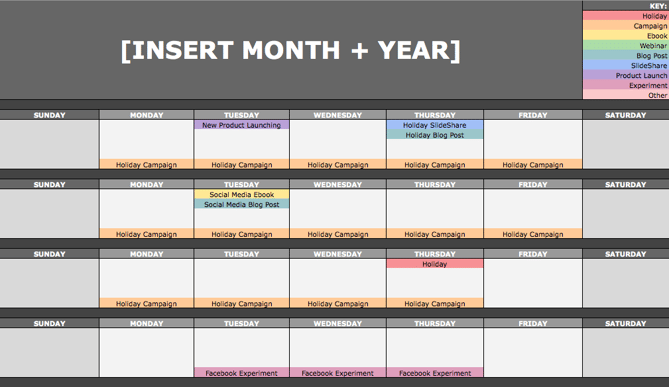 Planning Schedule Template from blog.hubspot.com