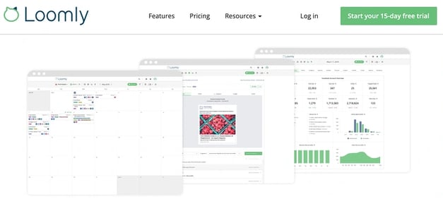 social media calendar tools: loomly