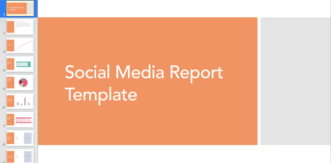 social media report template.png?width=650&name=social media report template - 5 Steps to Create an Outstanding Marketing Plan [Free Templates]