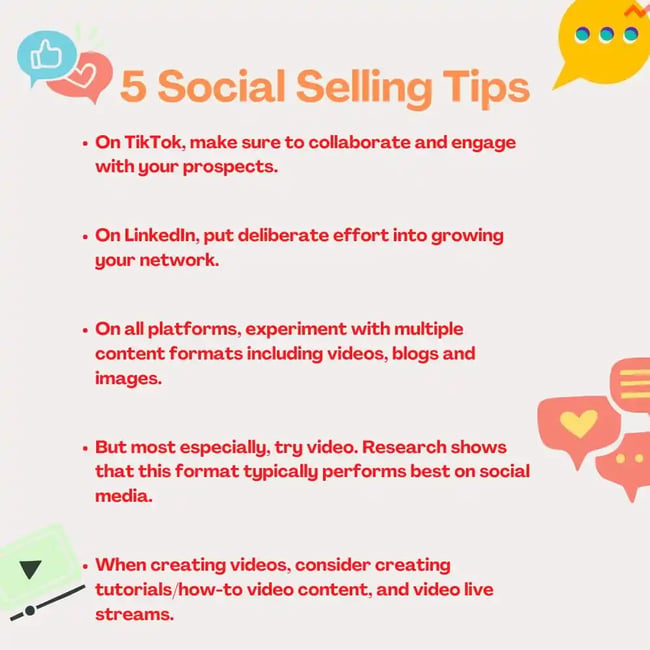 5 social selling tips