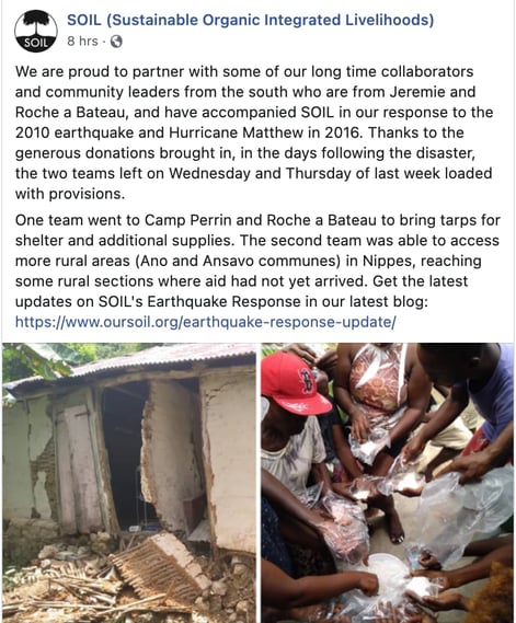 social entrepreneurship example: SOIL Haiti environmental safety socialpreneurship venture