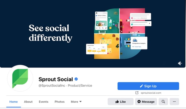Sprout Social Facebook cover photo