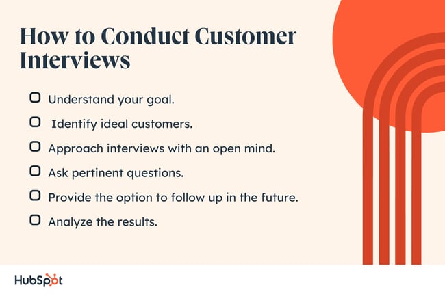  how to conduct customer interviews