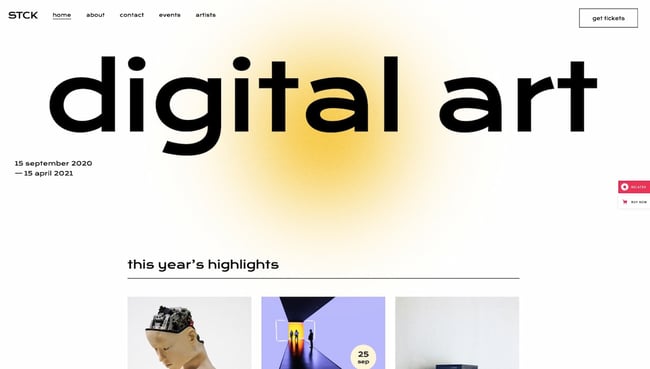 Stockholm WordPress theme for artists and creatives