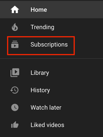 youtube sidebar subscription box