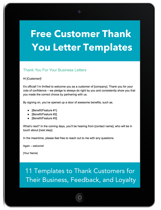 How to Write Thank You Letters to Your Customers to Show Them You Care ...