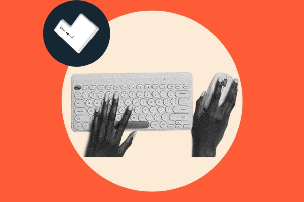 SVG files: image shows a computer key and hands using a keyboard 