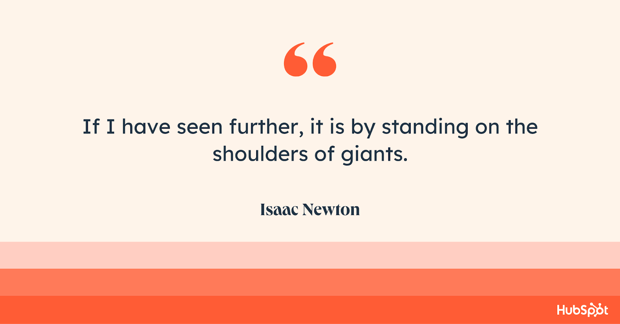 team quotes; Isaac Newton quote