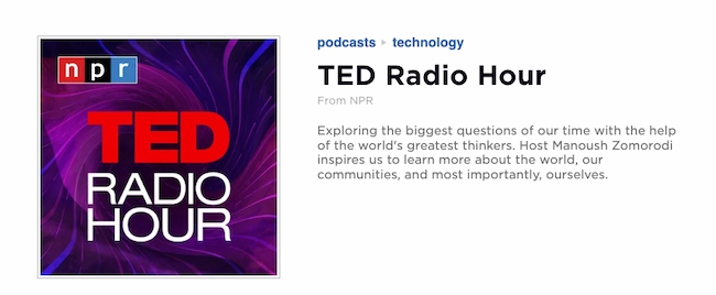  TED Radio Hour