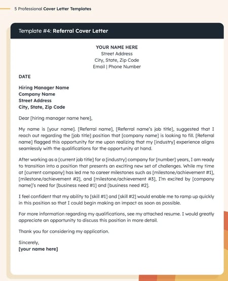 free cover letter templates