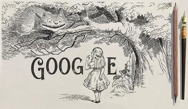 tenniel.webp?width=650&height=376&name=tenniel - 30 Best Google Doodles of All Time