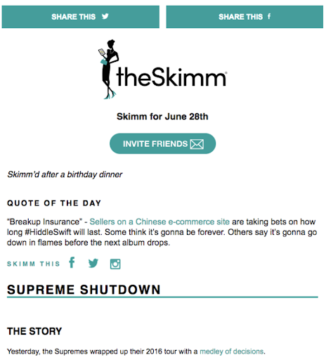 the skimm e-novice