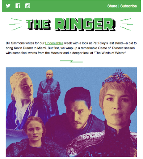 the ringer