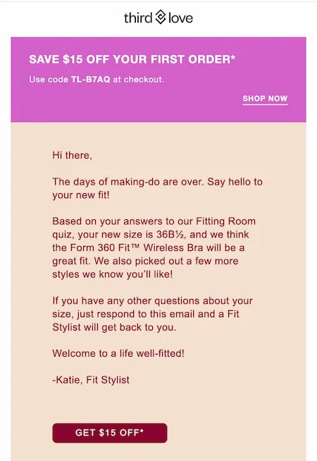 16 Great Examples of Welcome Emails for New Customers [Templates]