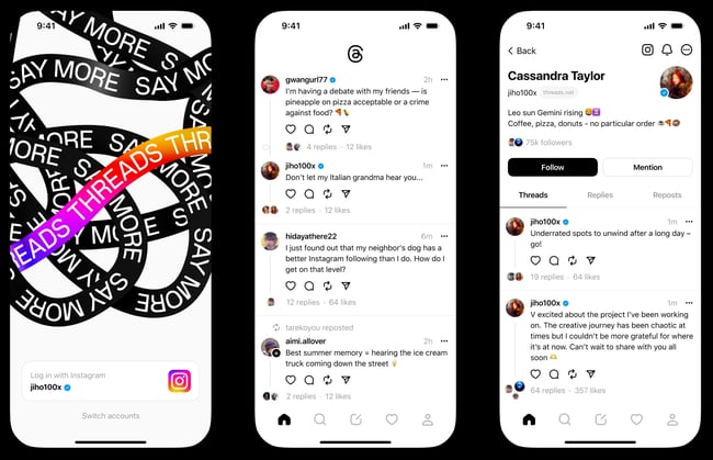 threads%20interface.jpg?width=650&height=419&name=threads%20interface - We Just Witnessed the Birth of a Social Media Channel: What to Know About Threads