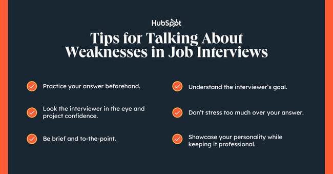 tips for answering what is your weakness in a live interview