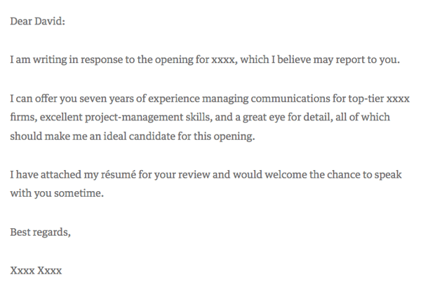 how to beg for a job in a letter