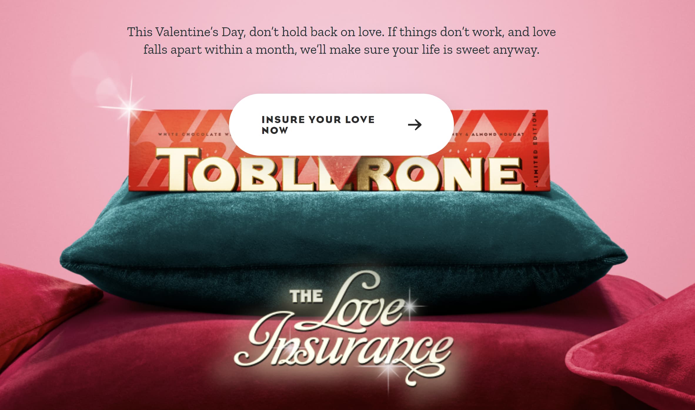 Toblerone  Give a thoughtful gift this Valentine's Day