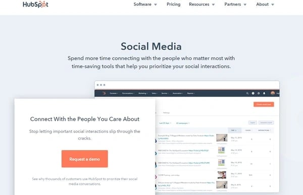Twitter management on the HubSpot platform with Social Inbox