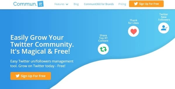 Commun.it app for growing Twitter presence