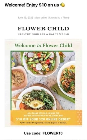 flower child trigger marketing example
