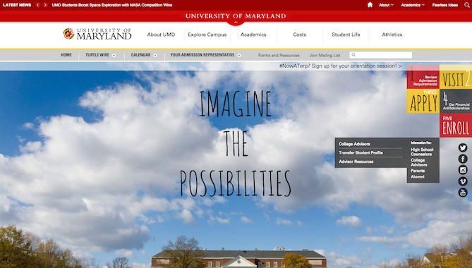 best college admissions websites