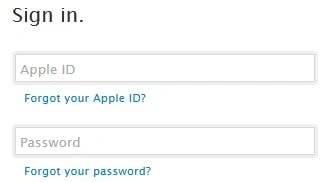 apple password recovery