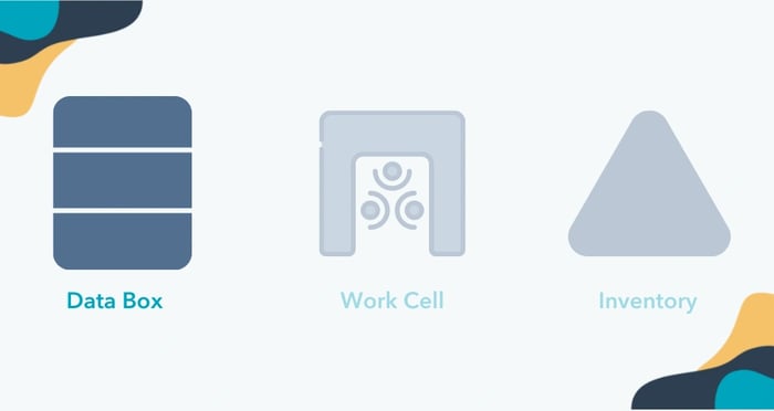 value stream mapping symbols, data box icon