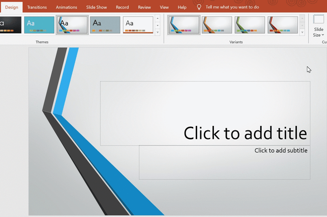 Change colors in PowerPoint theme